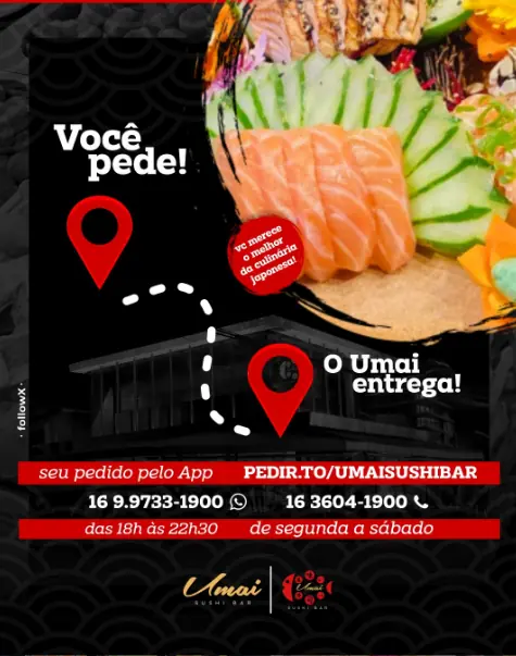 Horários Delivery Umai Sushi Bar